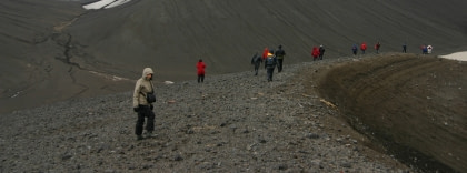 Hiking Deception Island Hiking Deception Island