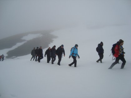 Hike to Kvalrossbukta on Jan Mayen Hike to Kvalrossbukta on Jan Mayen