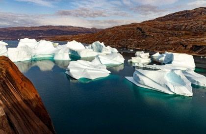 East Greenland, Scoresby Sund - Aurora Borealis, Fly & Sail