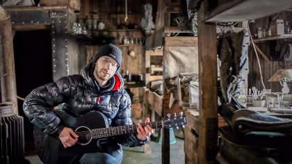 "Tout va bien" dans la hutte du capitaine Scott