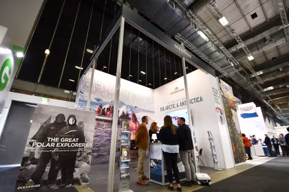 Oceanwide Expeditions behandelt de poolhoek op ITB Berlijn