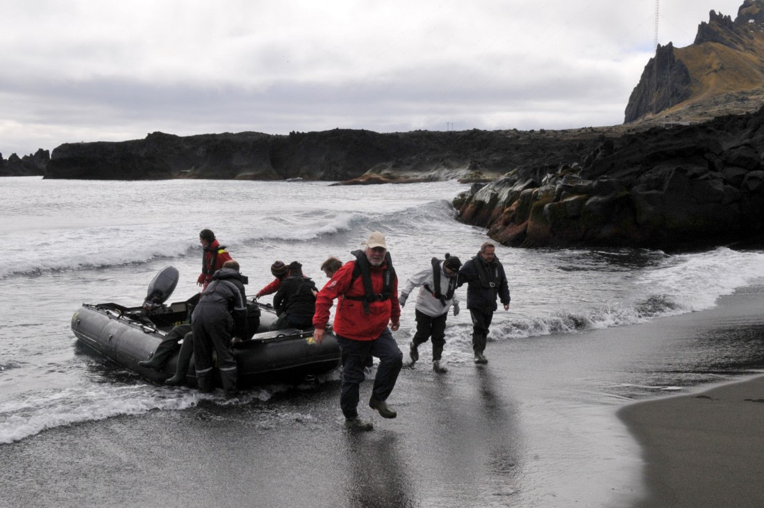 Zodiac (wet) landing at Jan Mayen © Jens Meyer - Oceanwide Expeditions.jpg