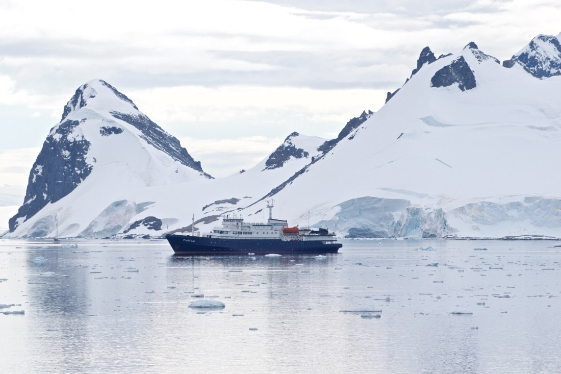 The MV Plancius, Antarctica