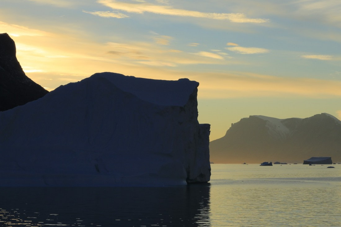 sunrise at greenland