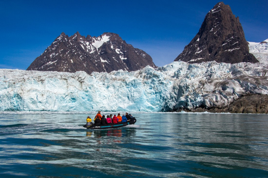 Zodiak and Glacier