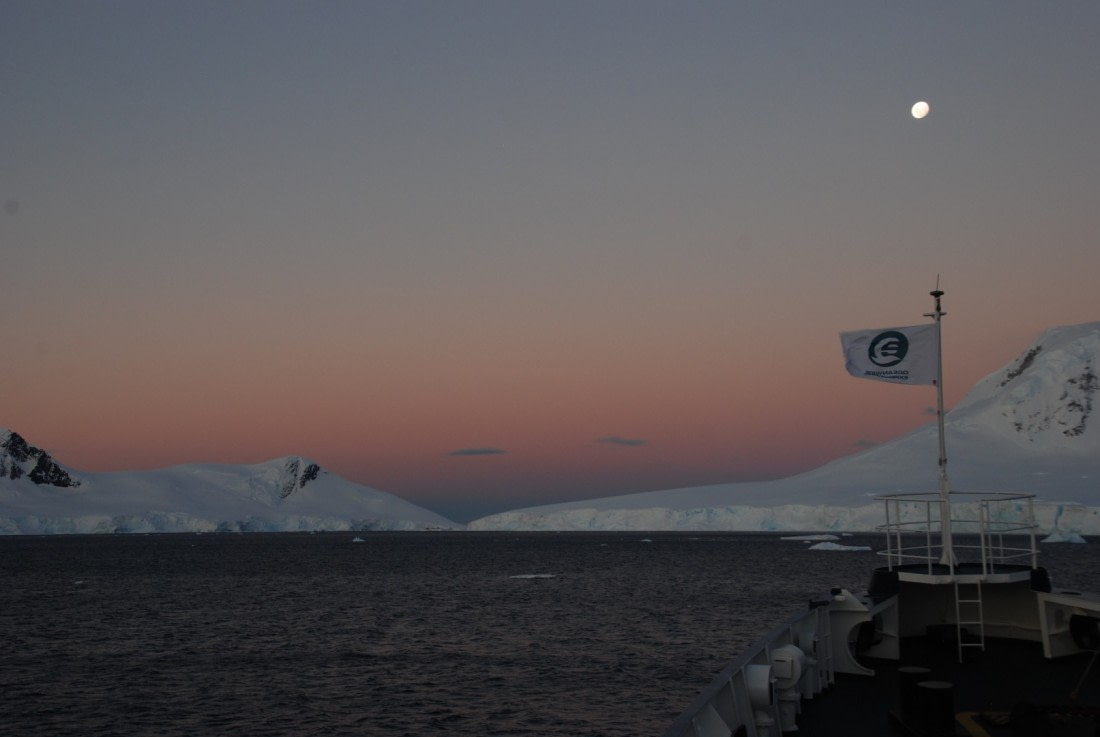 moon over plancius