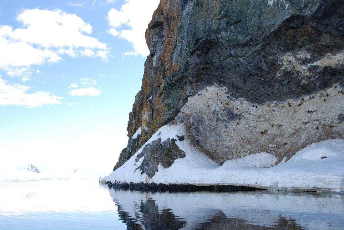 cliff to water
