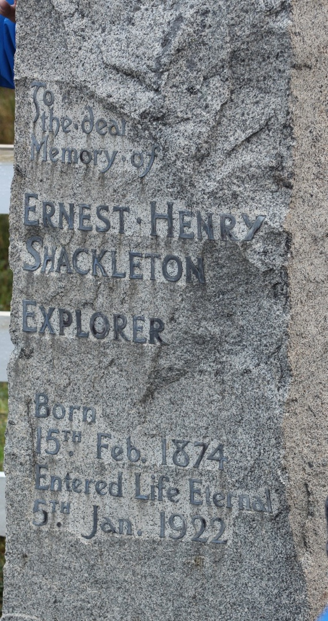 Shackleton's grave. Grytviken Feb 2016