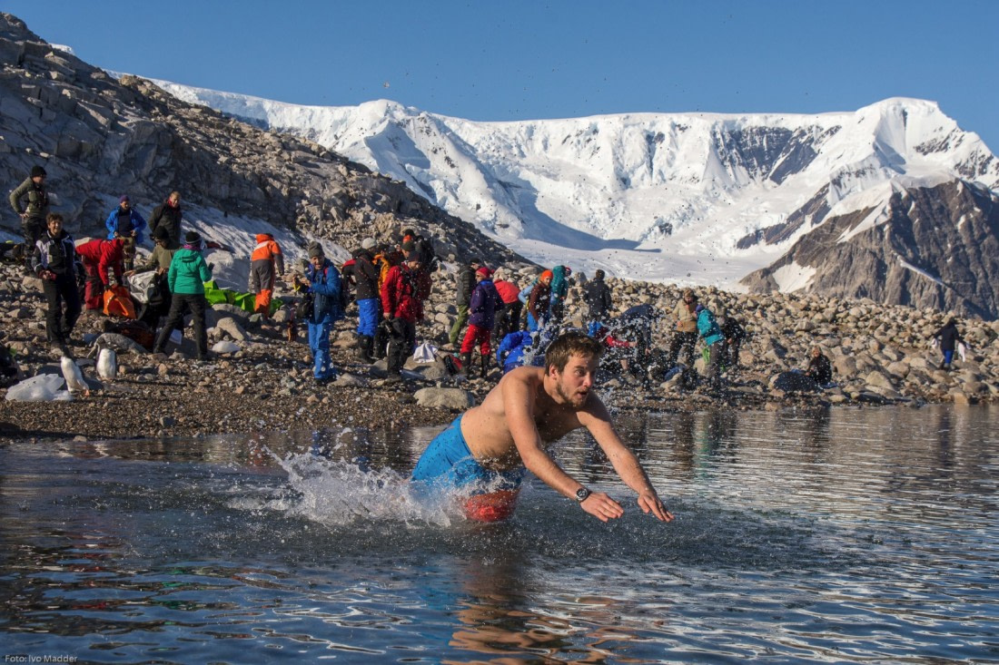 Ice swimming
