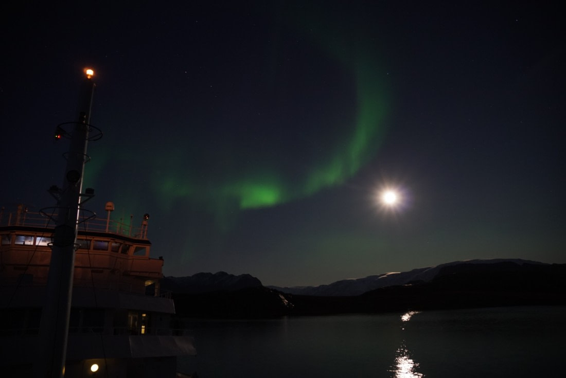 Northern lights with Plancius