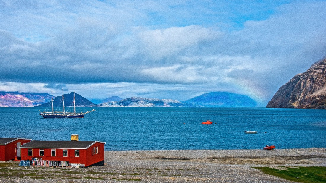 Danish military station, ella island, greenland, s/v rembrandt van rijn 88/2017