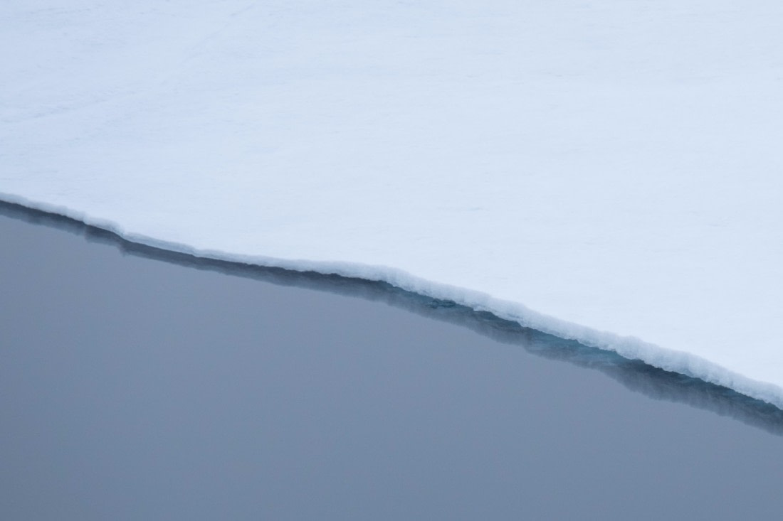 Ice and water