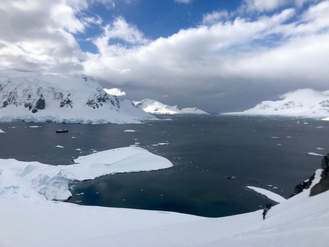 Mountain climbing, kayaking, snowshoeing