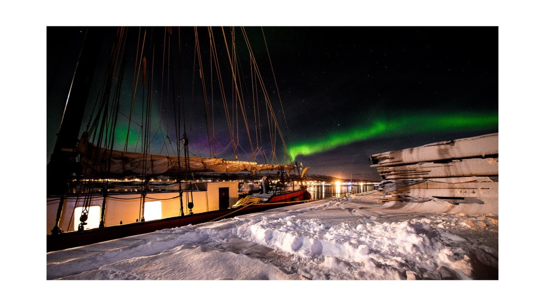 Aurora, Sandiest, No., S/V Nooderlicht, whales & auroras 12/2017