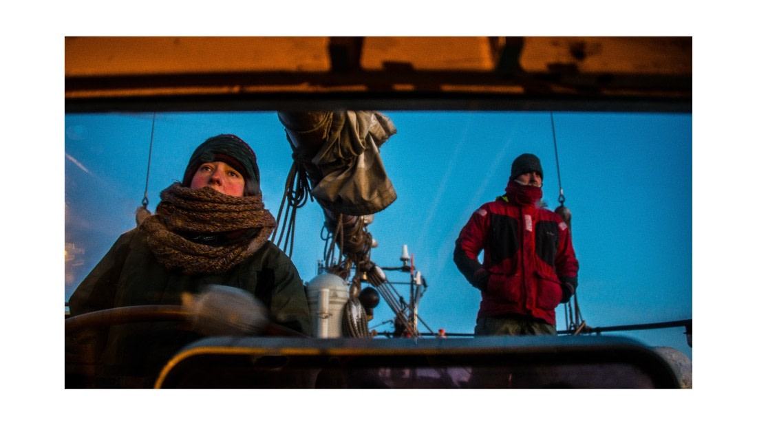 Swinda & Capt Floris, S/V Noorderlicht, whales & auroras 12/2017