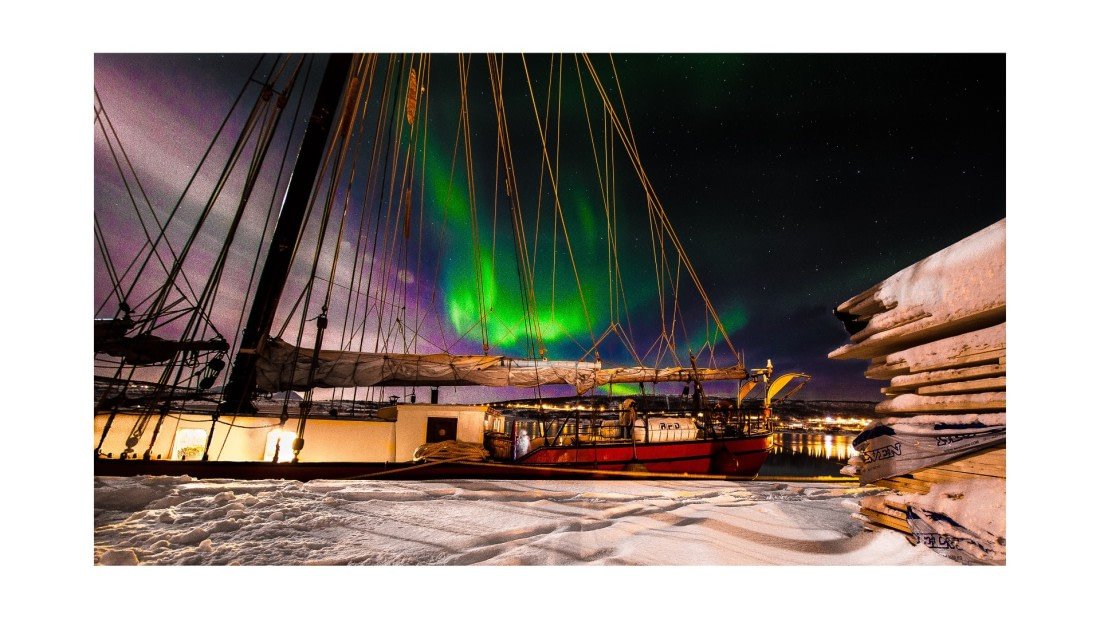 Aurora, Sandiest, No., S/V Nooderlicht, whales & auroras 12/2017