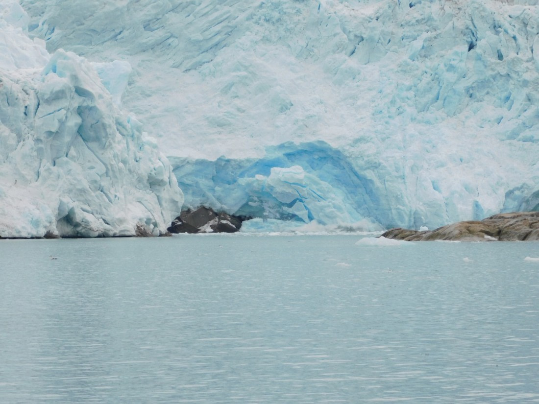 Glacier calving, Smeerenburgbreen - BEFORE