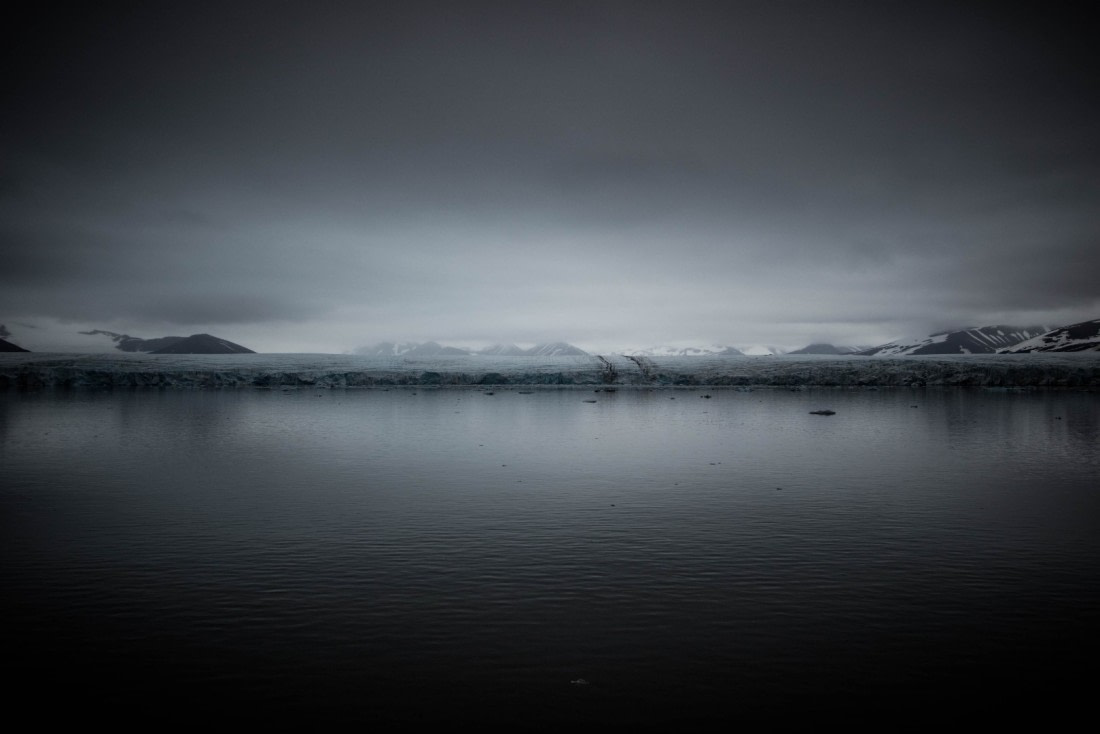 Glacier on the morning
