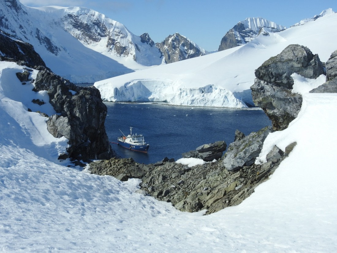 The Plancius off Anvers Island