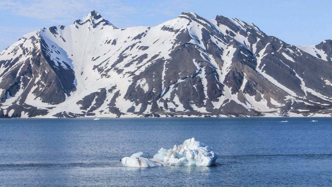 Mountain and ice