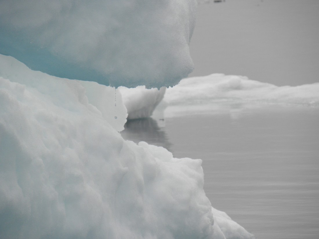 Dripping ice