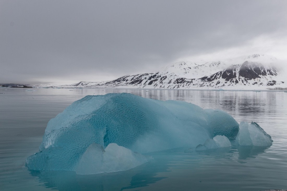 Ice-blue