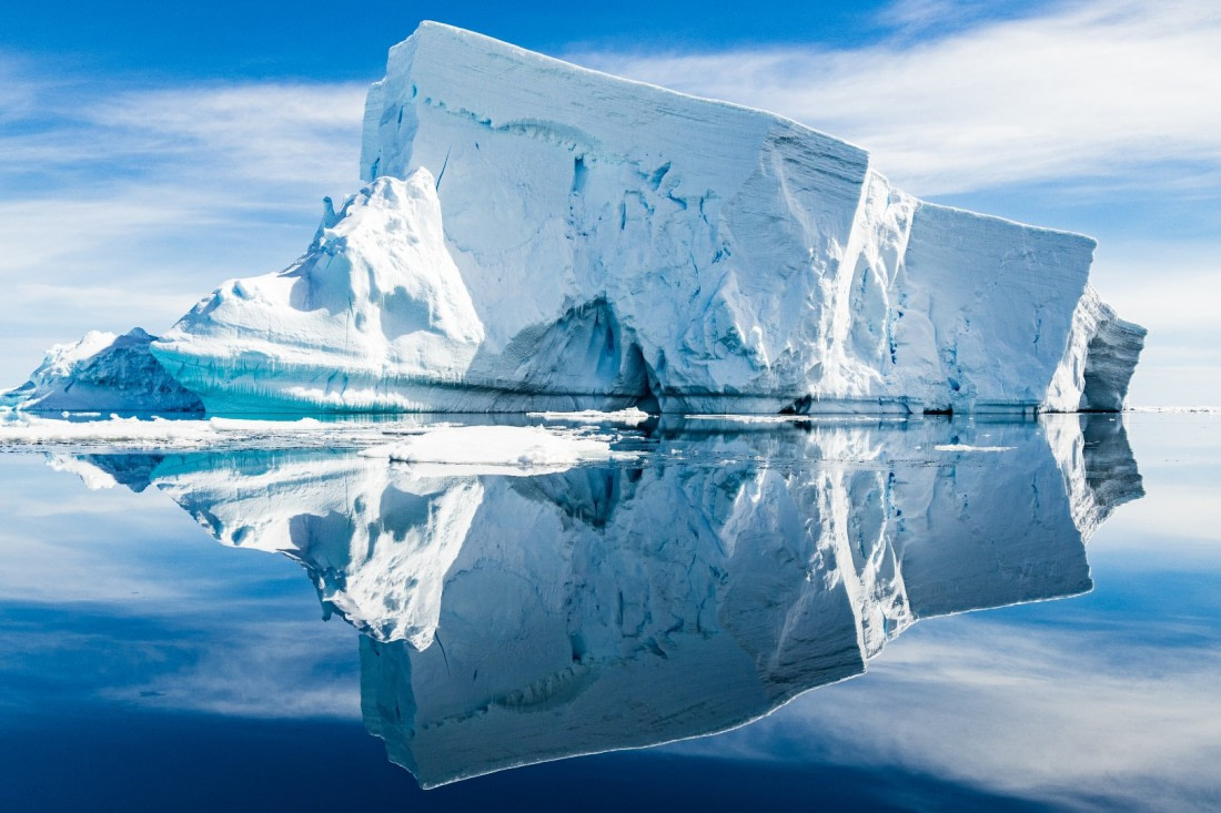 Iceberg reflection