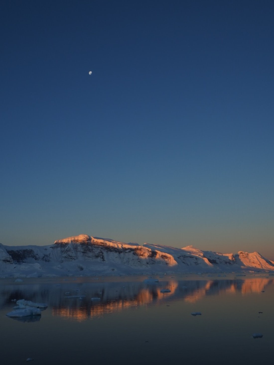 Moon over Mountains