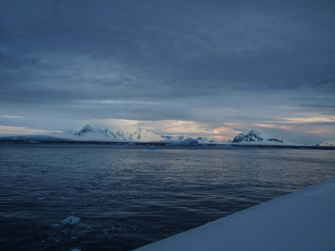 Lemaire Channel by evening