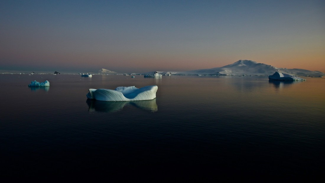 Sunrise in Antarctica