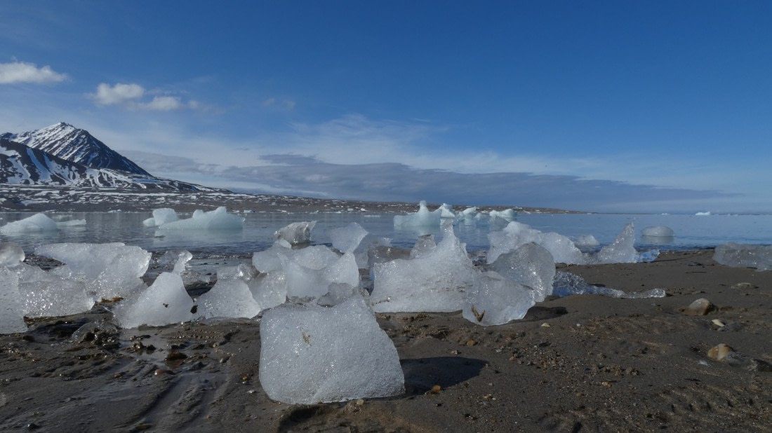 stranded glacier ice