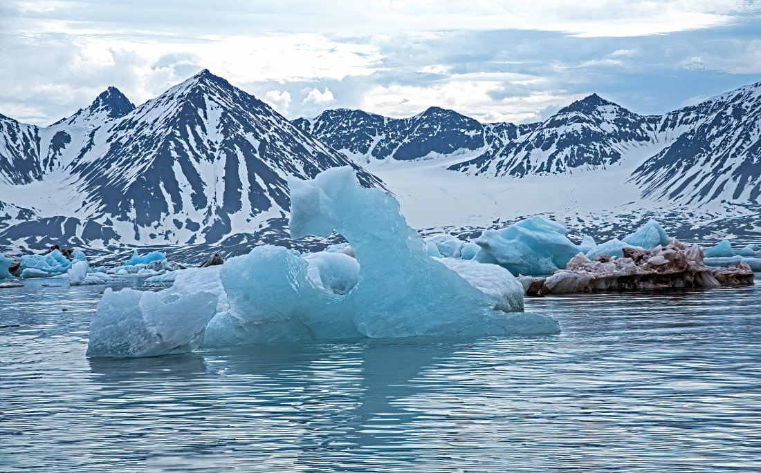 An ice sculpture,  Svalbard