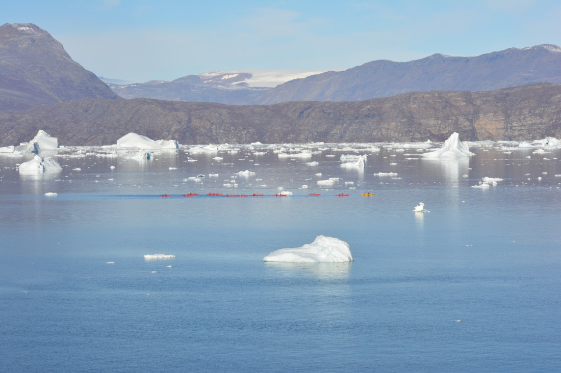 Kayaking in the Arctic