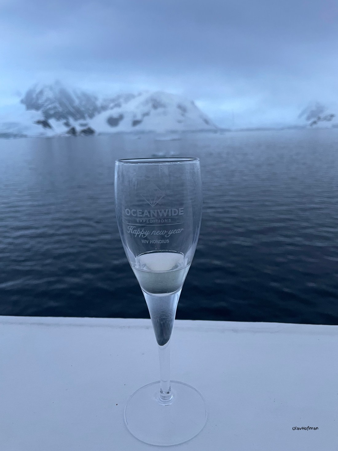 Newyears eve on the Hondius