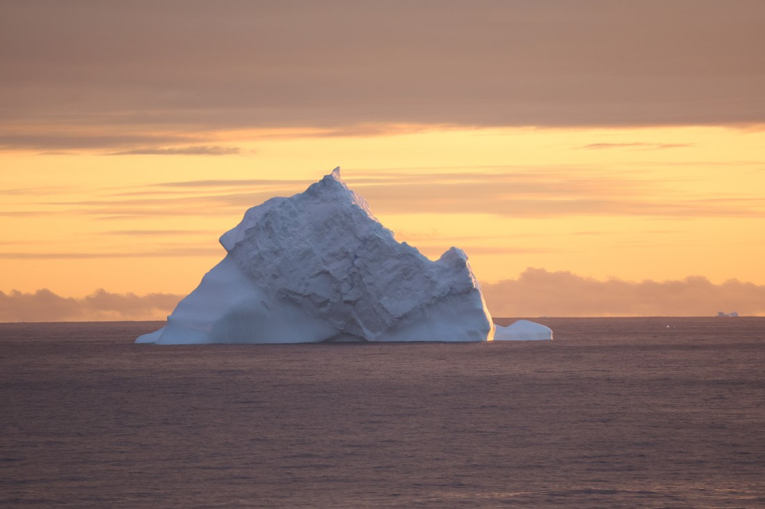 sunset antarctica