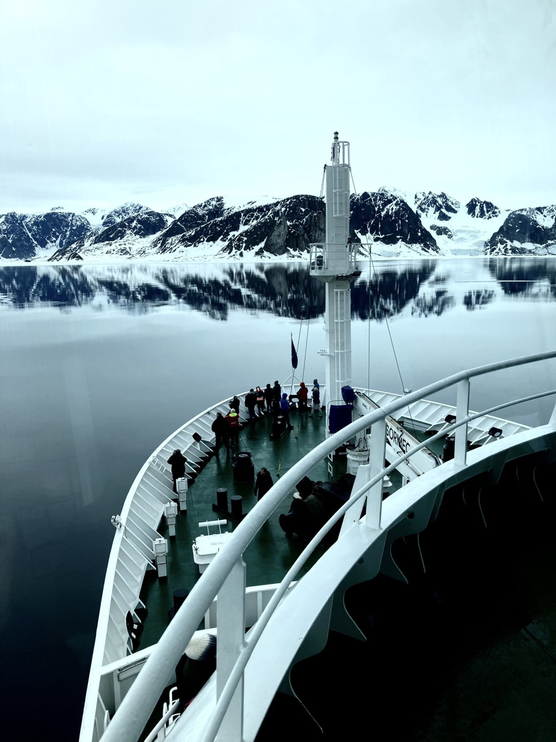 Mountain Reflections Amid the Peace of the High Arctic