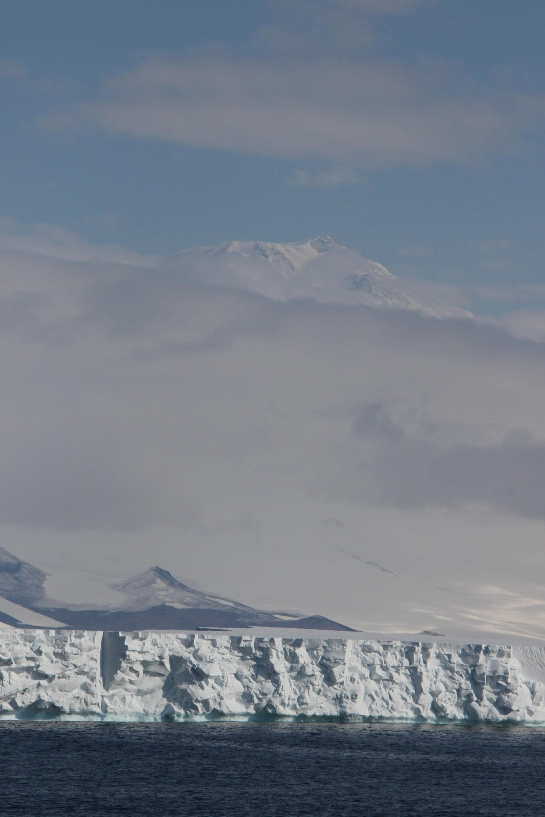 Mt Erebus and the Ross Ice Shelf