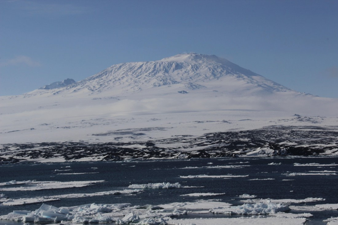 Mount Erebus from Cape Royds