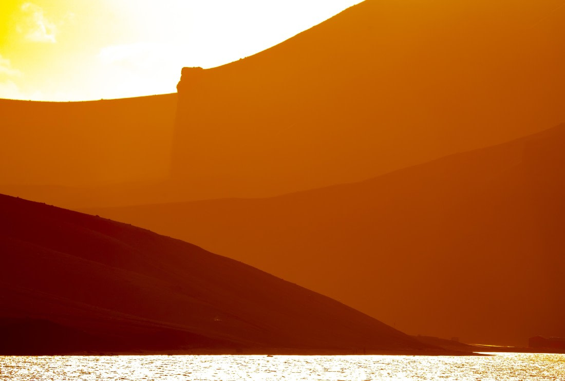 Sunset in Antarctica