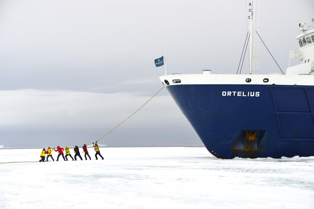 OTL23-24, Day 6, Gary-Guests pulling ship © Gary Miller - Oceanwide Expeditions.JPG