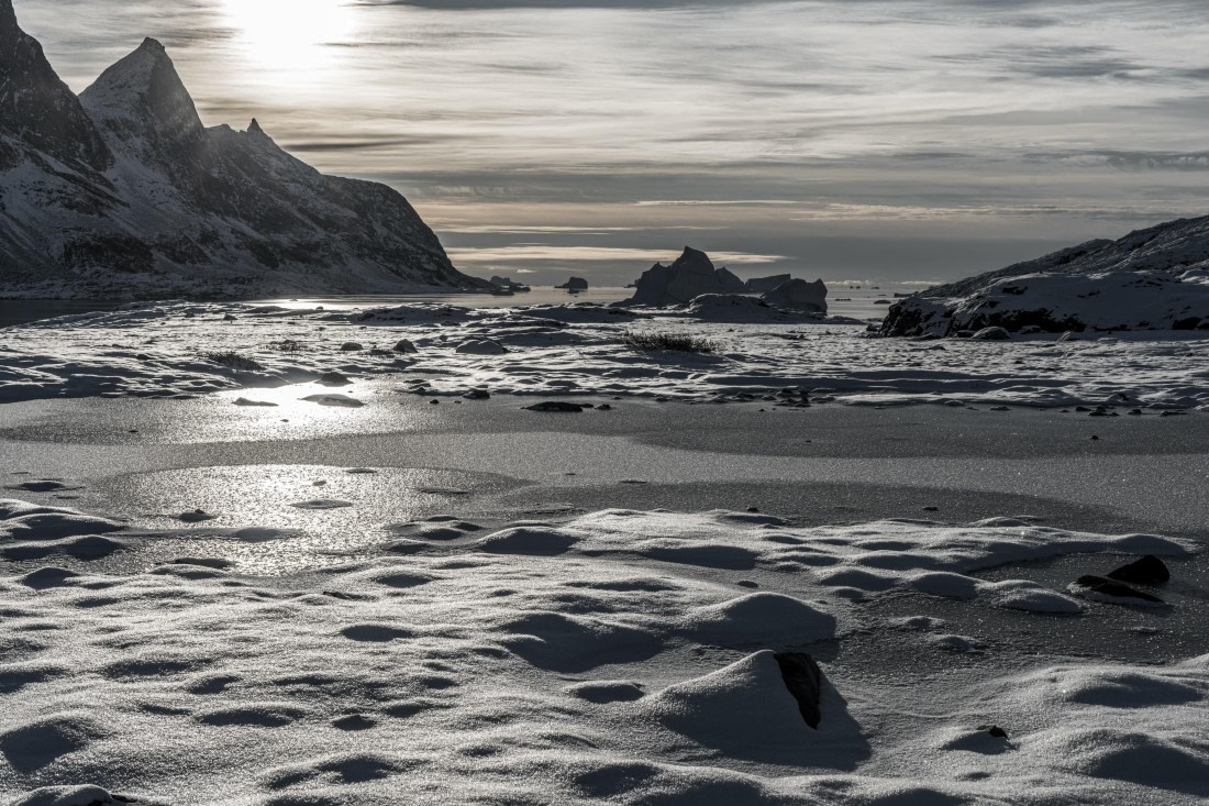 Fresh snow, Bear Island