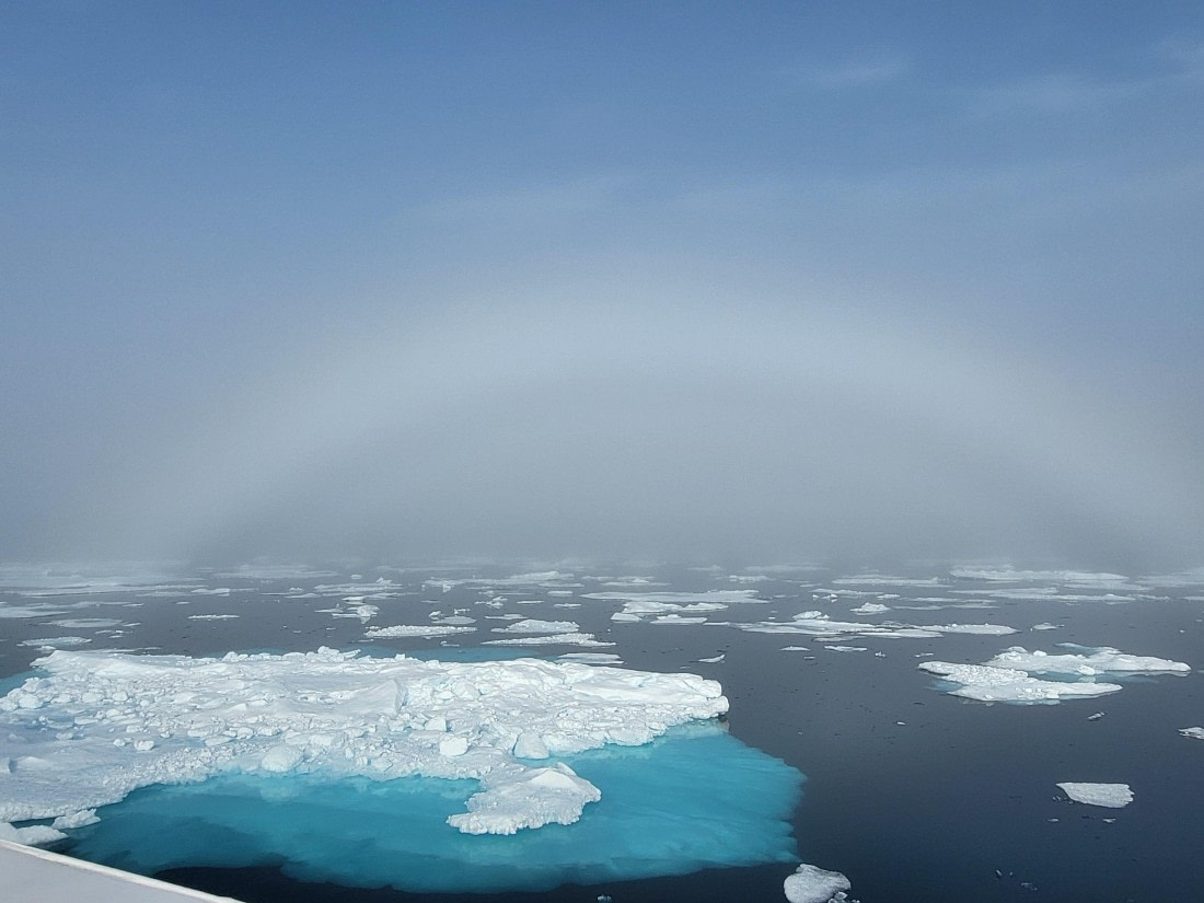 Trough the Arctic Fogbow