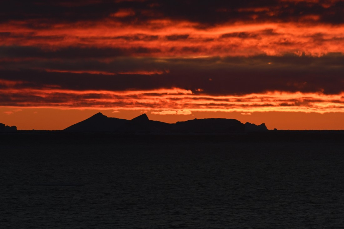 fire in the Anctarctica