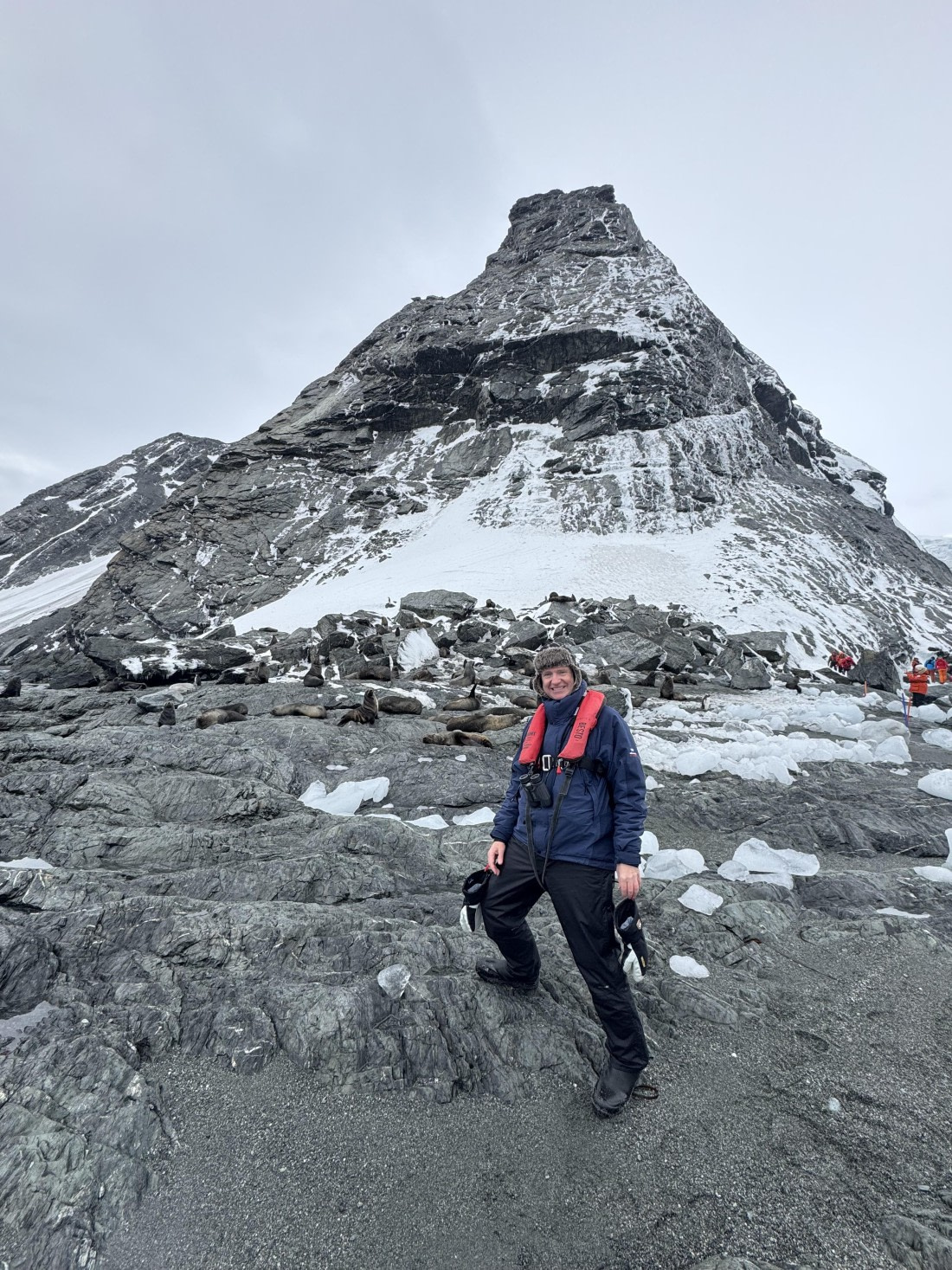 Rare landing on Elephant island