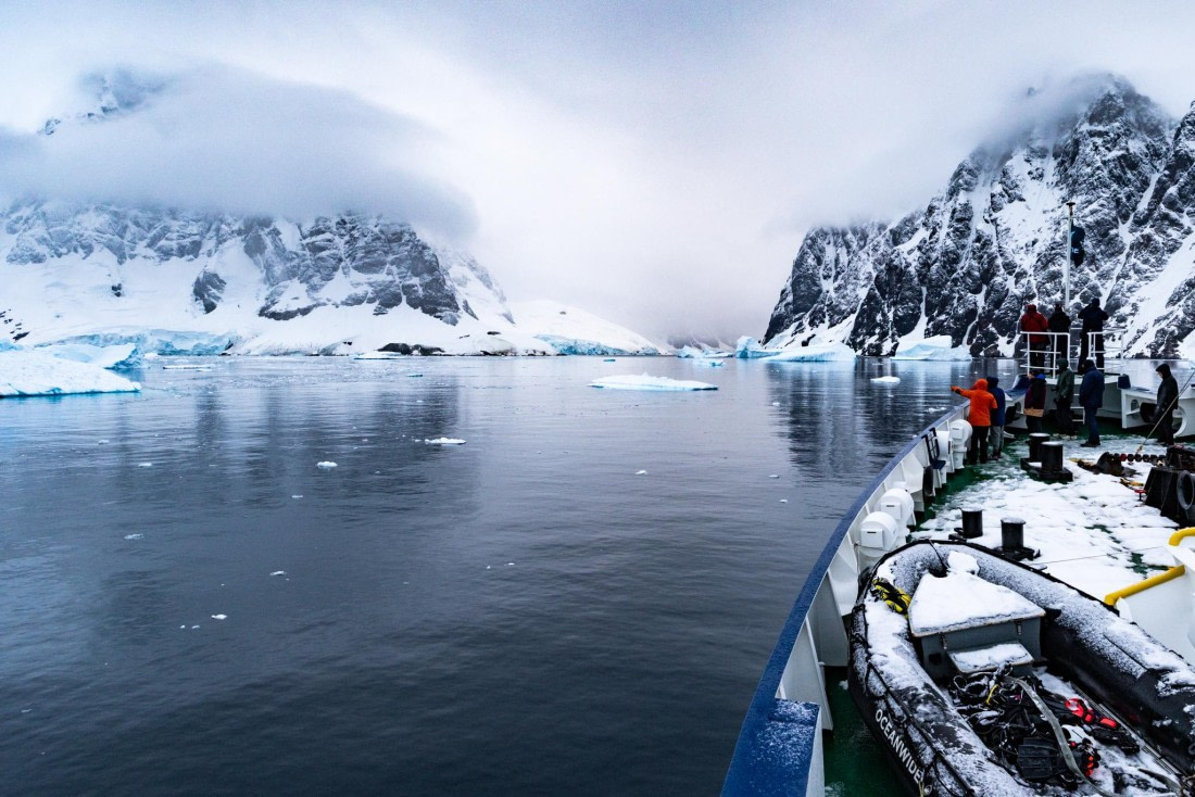 Entering the Lemaire Channel