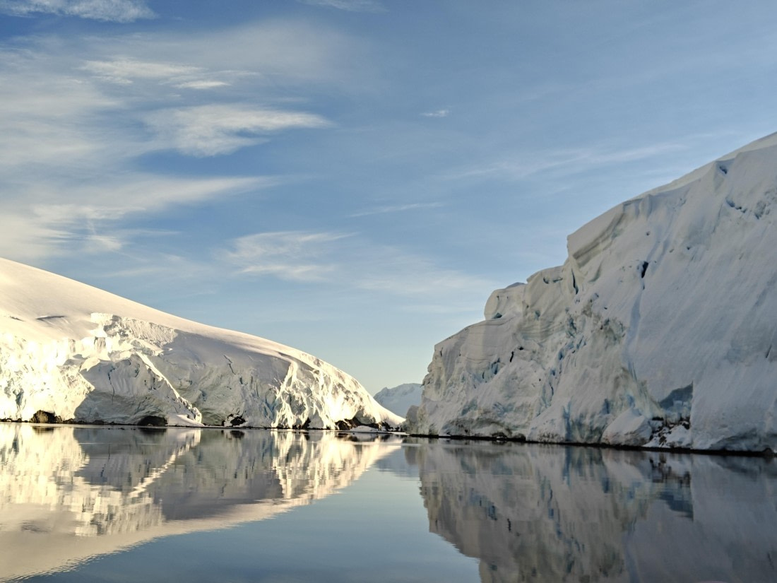 Landscape MV Ortelius 2 April 2025 Melchior Island Zodiac