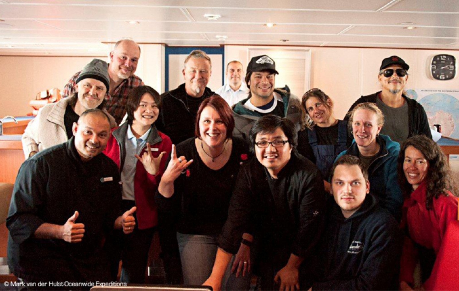 Oceanwide Expeditions meets Metallica in Antarctica