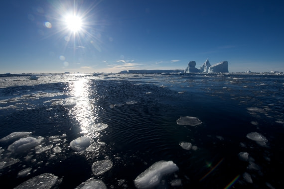 Ross Sea sunny scenery