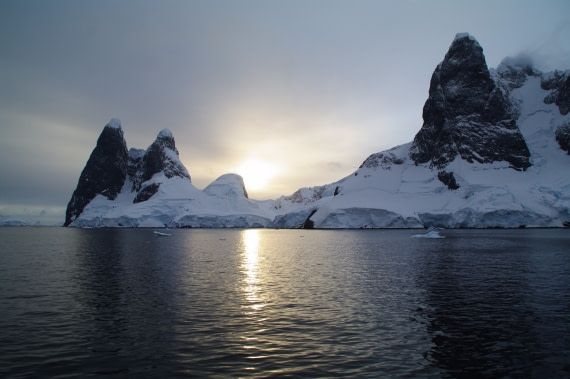 Sunrise at Lemaire Channel