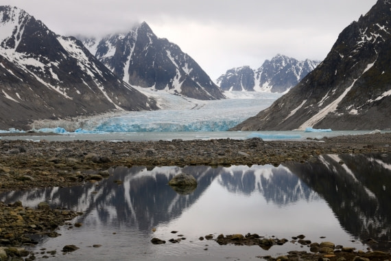 Waggonwaybreen glacier